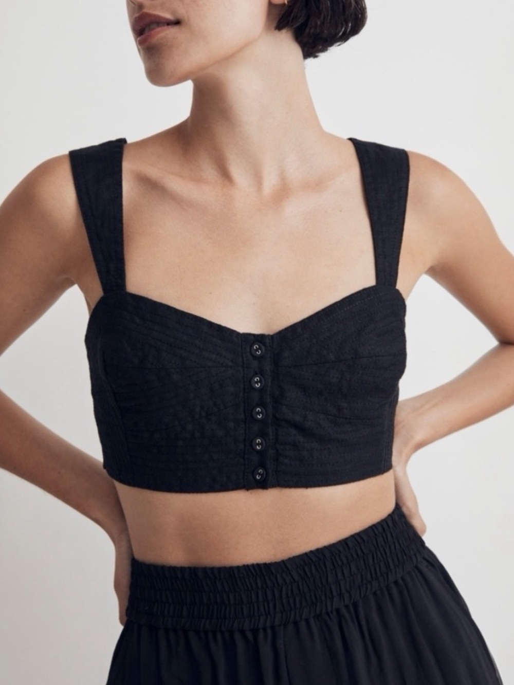 Madewell Bustier Crop Top
